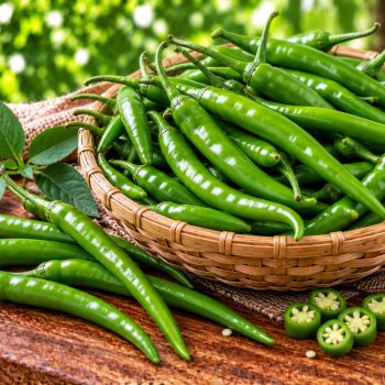 பச்சை மிளகாய் (Green Chilli) – 100 g – fresh grocery delivery in Dindigul by Ernomart