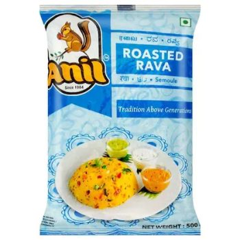 Anil Roasted Rava 500g – 1 piece – fresh grocery delivery in Dindigul by Ernomart
