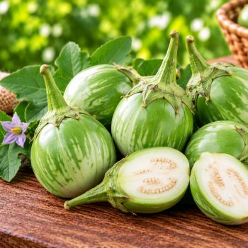 பச்சை கத்தரிகாய் (Green Brinjal) – 500 g – fresh grocery delivery in Dindigul by Ernomart