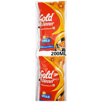 Gold winner refind oil-200ml – 1 piece – fresh grocery delivery in Dindigul by Ernomart